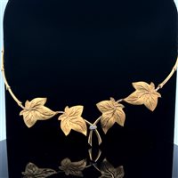 Halskette Cianfrone Gioielli Dame in Gold Diamante 0.29 Ct COOR-68-198 - COOR-68-198